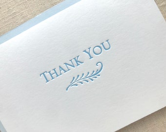 Thank You Letterpress Card Set