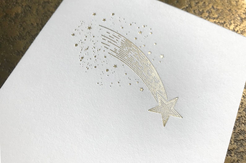 Gold Foil Letterpress Starburst image 1