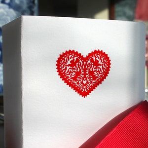 Heart Letterpress Card Set