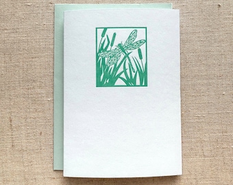 Dragonfly Letterpress Card Set