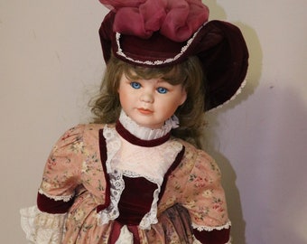 Victorian Heritage "Marguerite" - Original Box - Doll Stand - Pre-Owned