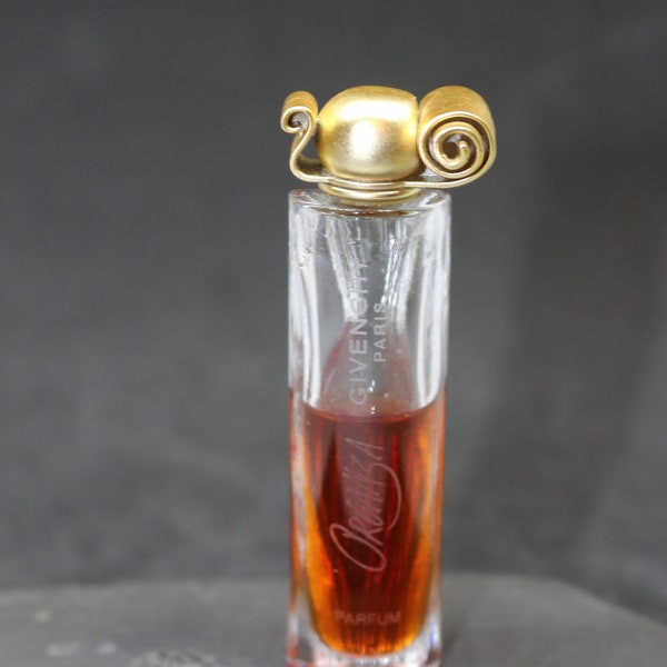 Organza by Givenchy- .25 Fl Oz - Splash On - Small Travel Size - Miniature Bottle - Half Full