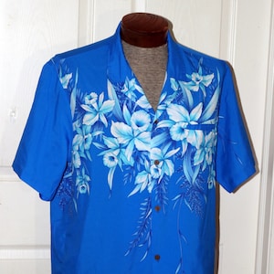 Vintage Casualwear Hawaiian Shirt - Mens Hawaiian Shirt - Size XL - 100% Polyester