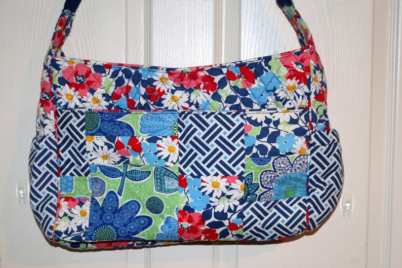 Vera Bradley Handbag Diaper Bag Baby Bag Zipper Closure Etsy