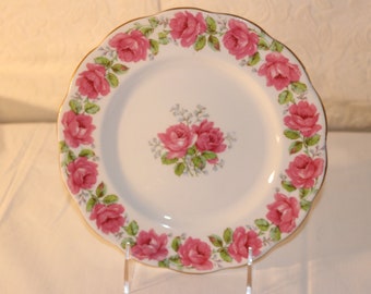 Coreling China Bavaria Mystic Rose 3 Tier Tidbit Snack Canape Tower Plate