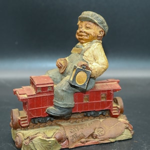 Vintage Tom Clark Gnome &quot;CAB&quot; 1989 Figurine Train Series