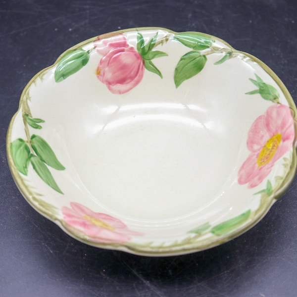 Vintage Franciscan Desert Rose Cereal Bowl - Excellent Condition - American Made - 1954-58 Makers Mark