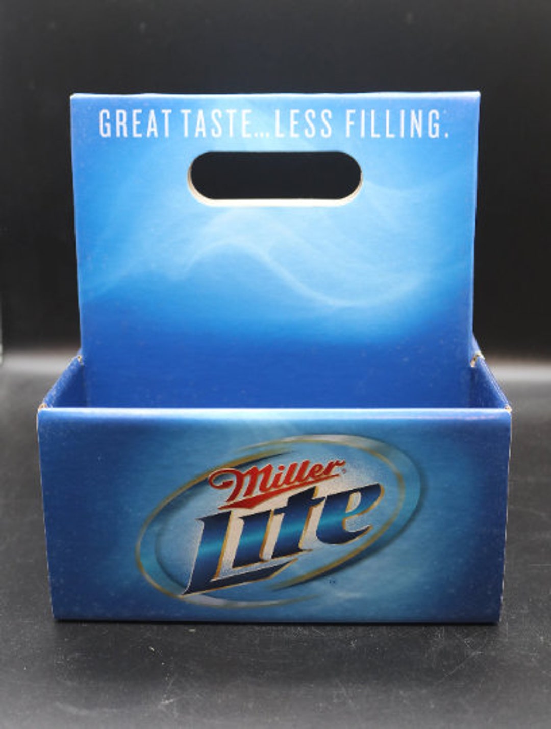 Promotional Miller Lite Beer 6 Pack Condiment Carrier - Cardboard - Pre ...