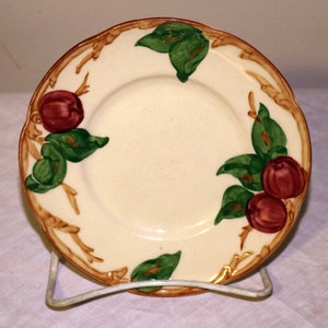 Vintage Franciscan Apple Bread and Butter Plate - 1947-49 Back Mark - Amerikaans gemaakt - California Pottery