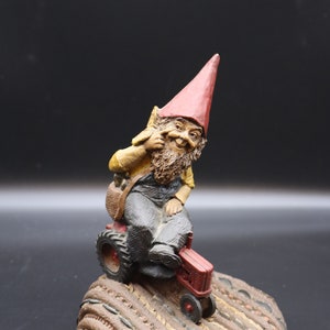 Vintage Tom Clark Gnome - &quot;Macdonald&quot; - Edition 53 - Dated 1987 - Pecan Resin Figurine