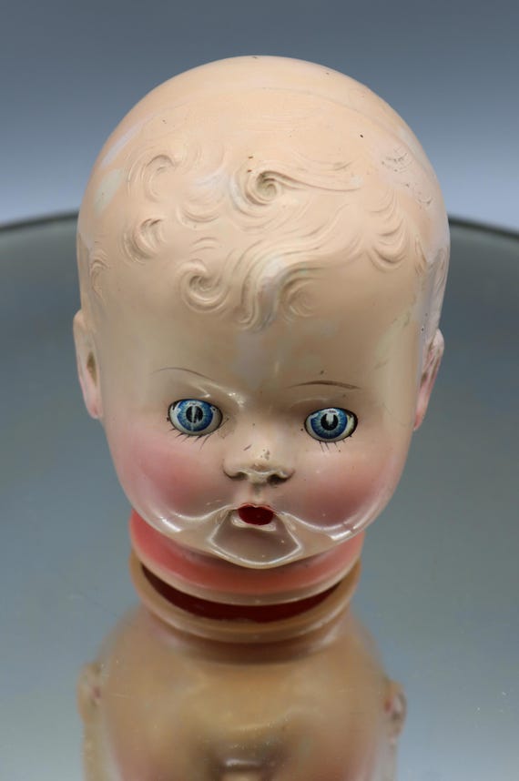 Baby Doll Head Antique Doll Repair Vintage Hard Plastic Doll Head