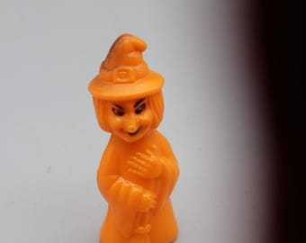 Zeldzame vintage container voor Halloween-heksensnoep - jaren 60 - Albert Son - Made in Hong Kong