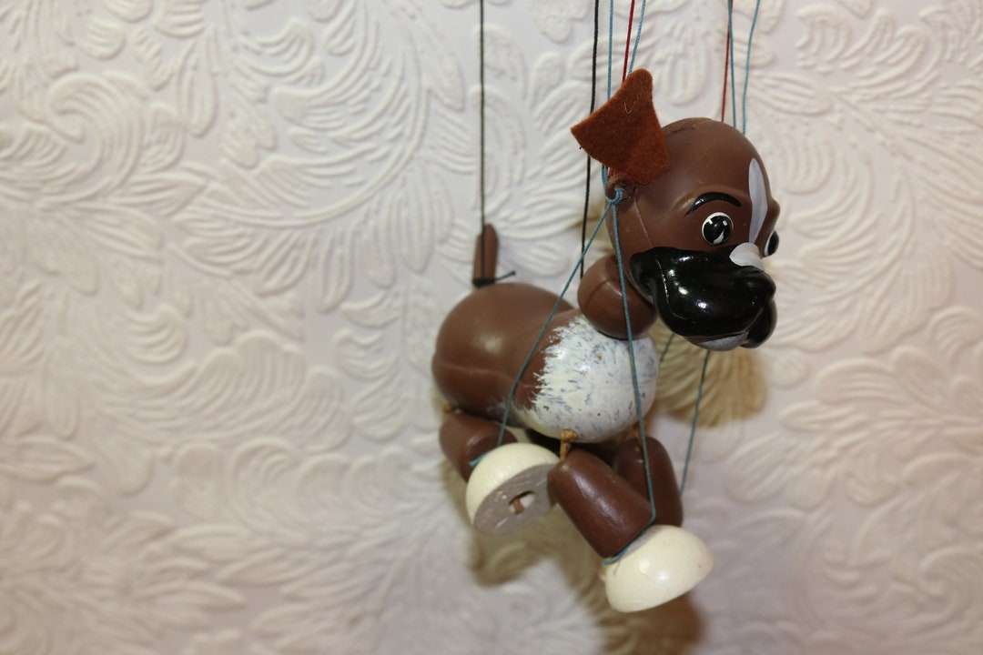 Vintage 1960s Pelham Puppets Marlborough Wilts Bengo the Boxer Dog
