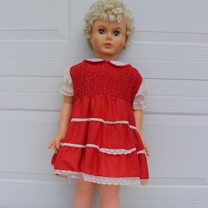 Vintage Patti Play Pal Style Doll - 1960s - Pre-Owned - Overall Good Condition for Age