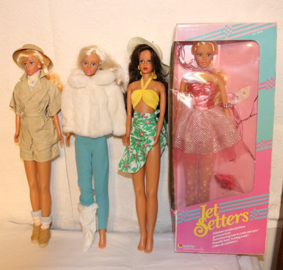 Vintage 1980s Jet Setters Dolls by Lanard Toys (set of 4) - Etsy