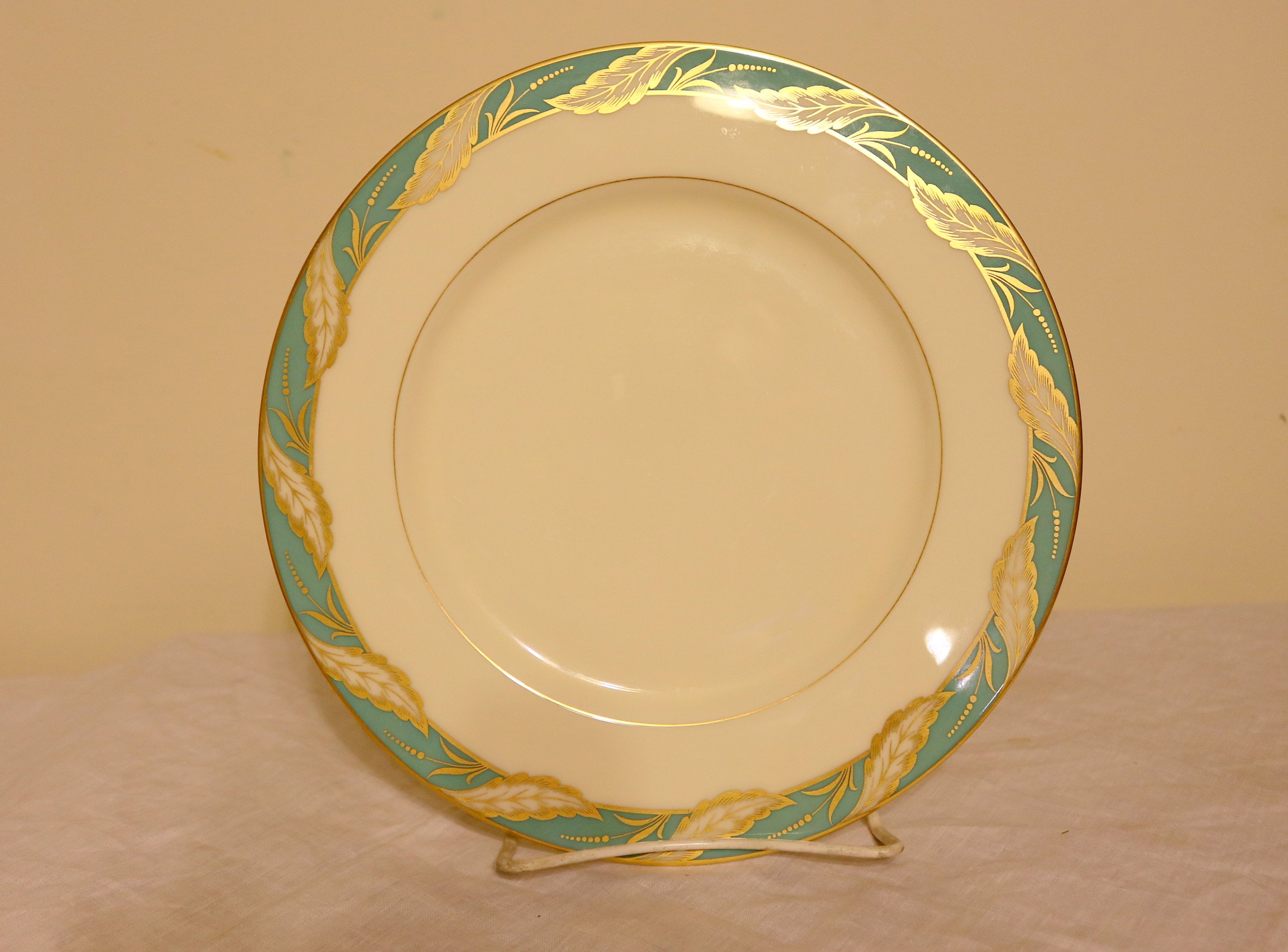 Lenox アンティーク Vintage Lenox Brass & Ivory Porcelain Table Lamp With Finial