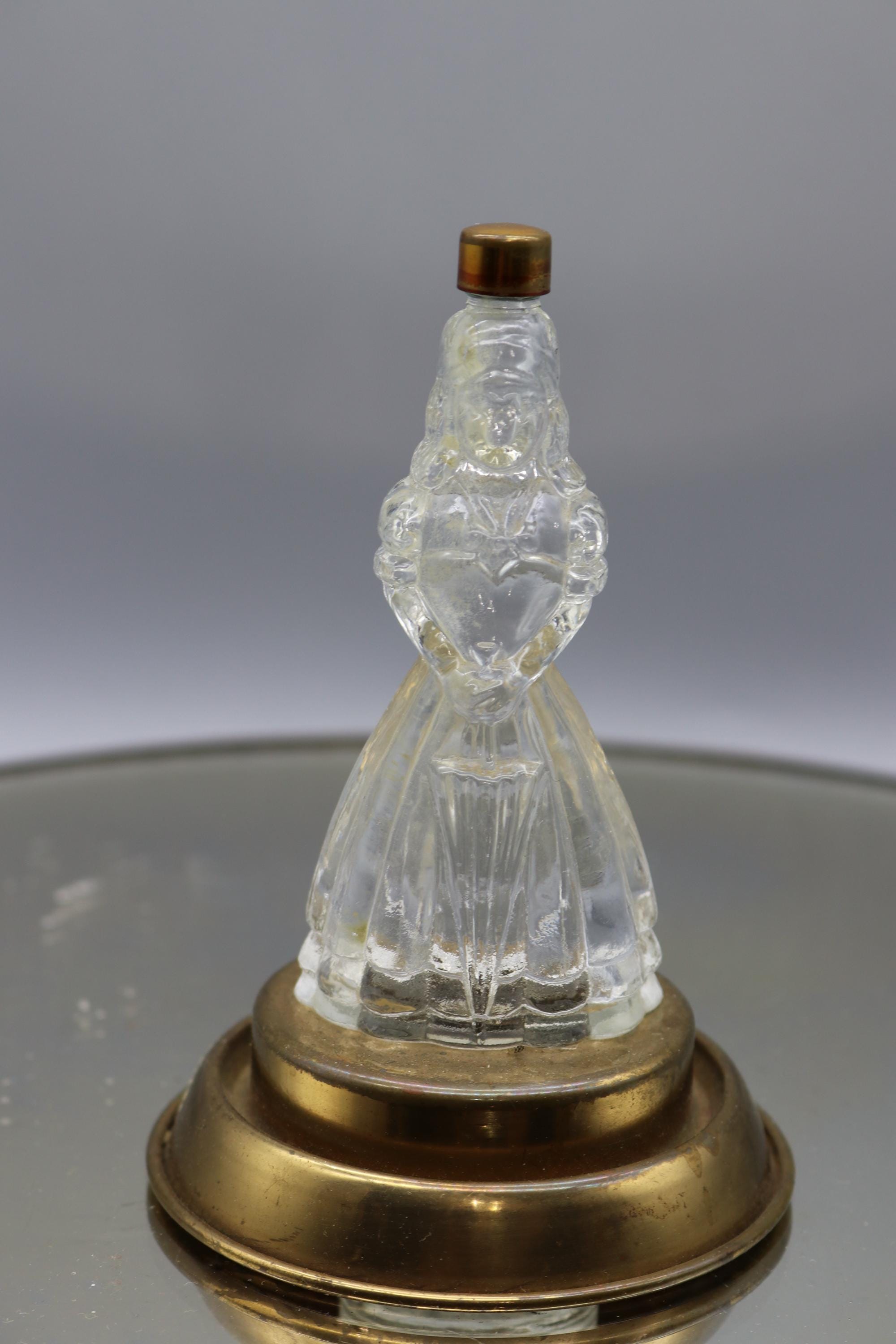 Vintage Yesteryear Perfume Figural Perfume Bottle: Molded 1940s