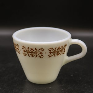 1950s Pyrex Tableware Copper Filigree Cup - Made in USA - Restaurant Ware - Pre-Owned - Corning - 721-8