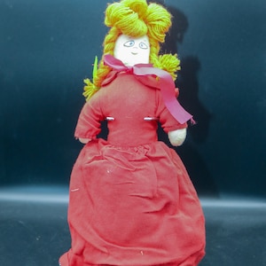 Vintage Topsy Turvy Doll: Little Red Riding Hood, Wolf, Grandma - 1970s Hong Kong