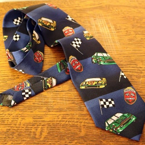Keith Daniels Championship Racing Men&#39;s Tie - 100% Silk - Italy New York - Car Racing