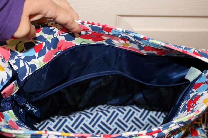 Vera Bradley Handbag Diaper Bag Baby Bag Zipper Closure Etsy