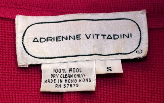 Vintage Adrienne Vittadini Sweater Hot Pink Sweater Rhinestone Clip Buckets  Party Sweater Holiday Sweater -  Norway