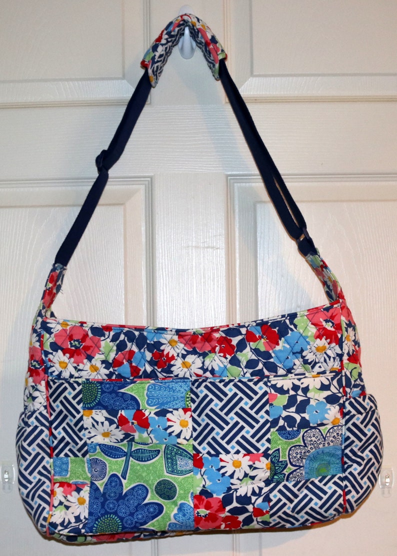 Vera Bradley Handbag Diaper Bag Baby Bag Zipper Closure Etsy