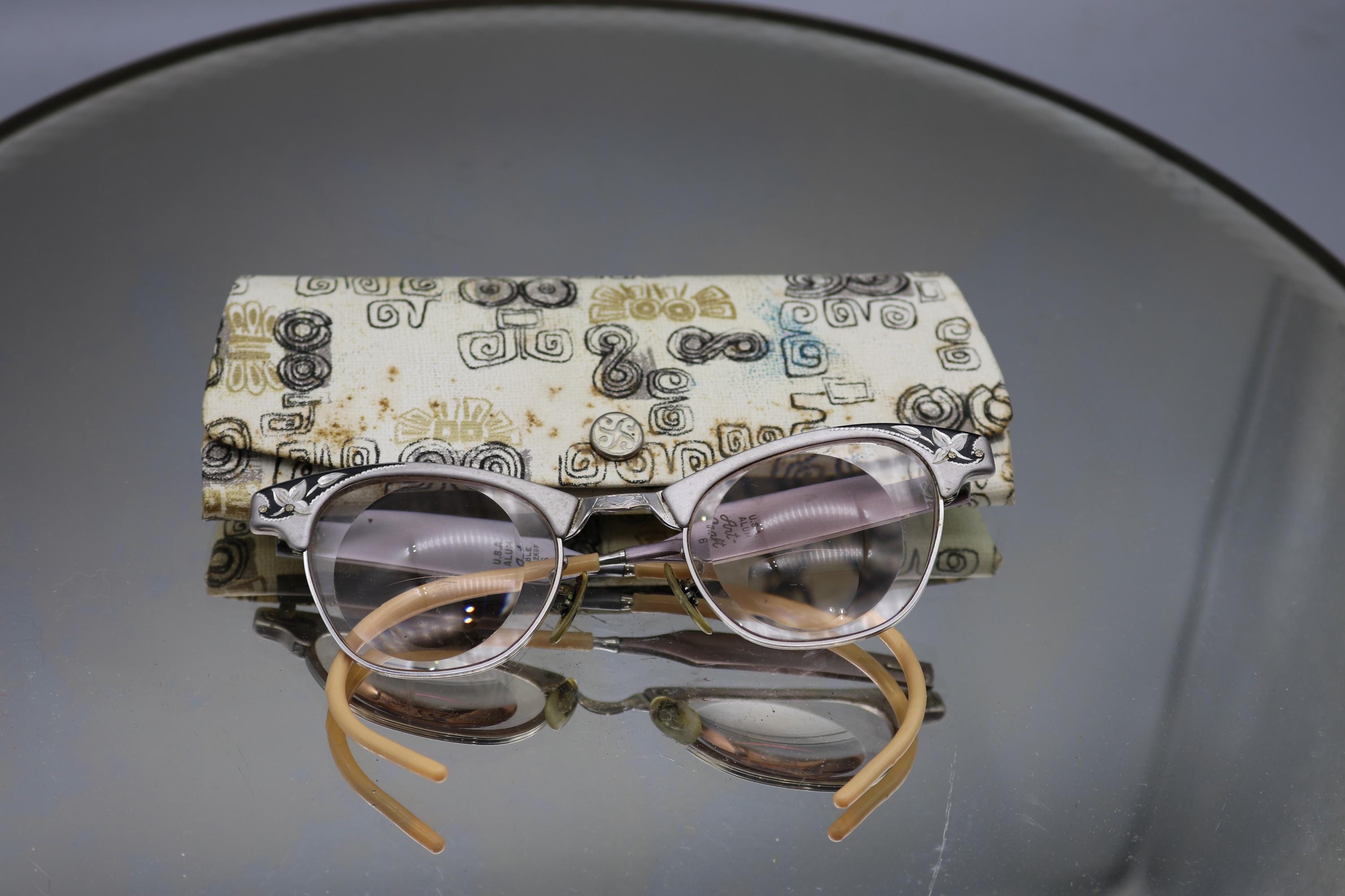 ART CRAFT アートクラフト ヴィンテージ 金張りメガネ サングラス