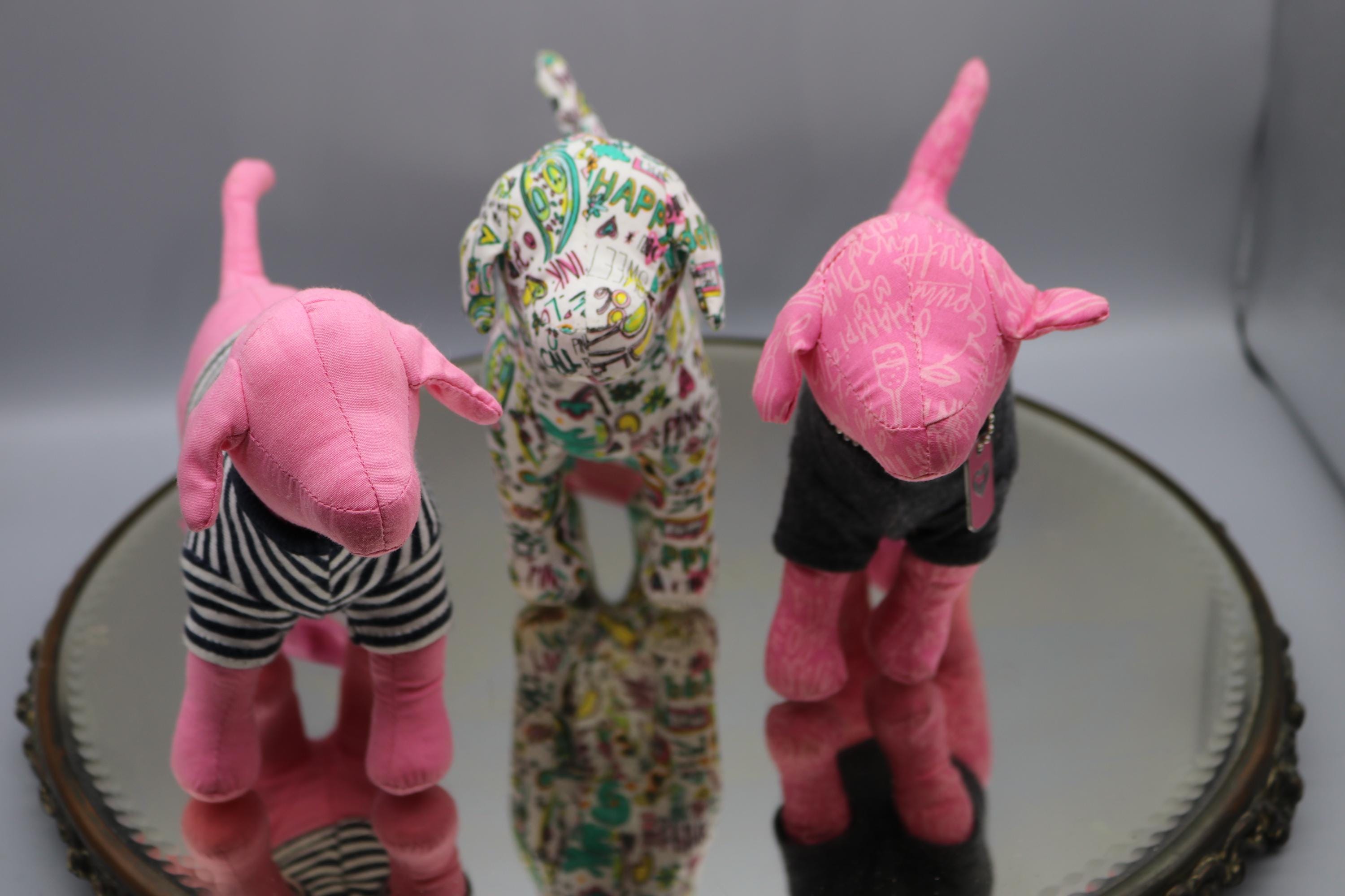 Victoria's secret pink plush dogs - Etsy 日本