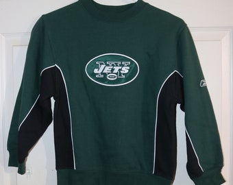 Vintage New York Jets Reebok Sudadera - Niños M (10-12) - NOS - Etiqueta original - Nunca usado