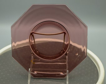 Vintage Moroccan Amethyst Salad/Dessert Plate - Not Labeled - Octagon Shape - 7-1/4"
