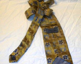 Cravate Homme Tino Cosma 100% Soie Made In Italy - Neuve Sans étiquette, Couleurs Multiples, Large
