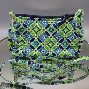 Vera Bradley Quilted Cotton Handbag & Coin Purse - Retired Pattern