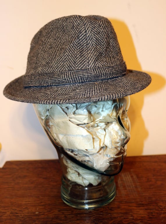 Vintage Men's Dorfman Pacific Fedora Hat  - Gray/B