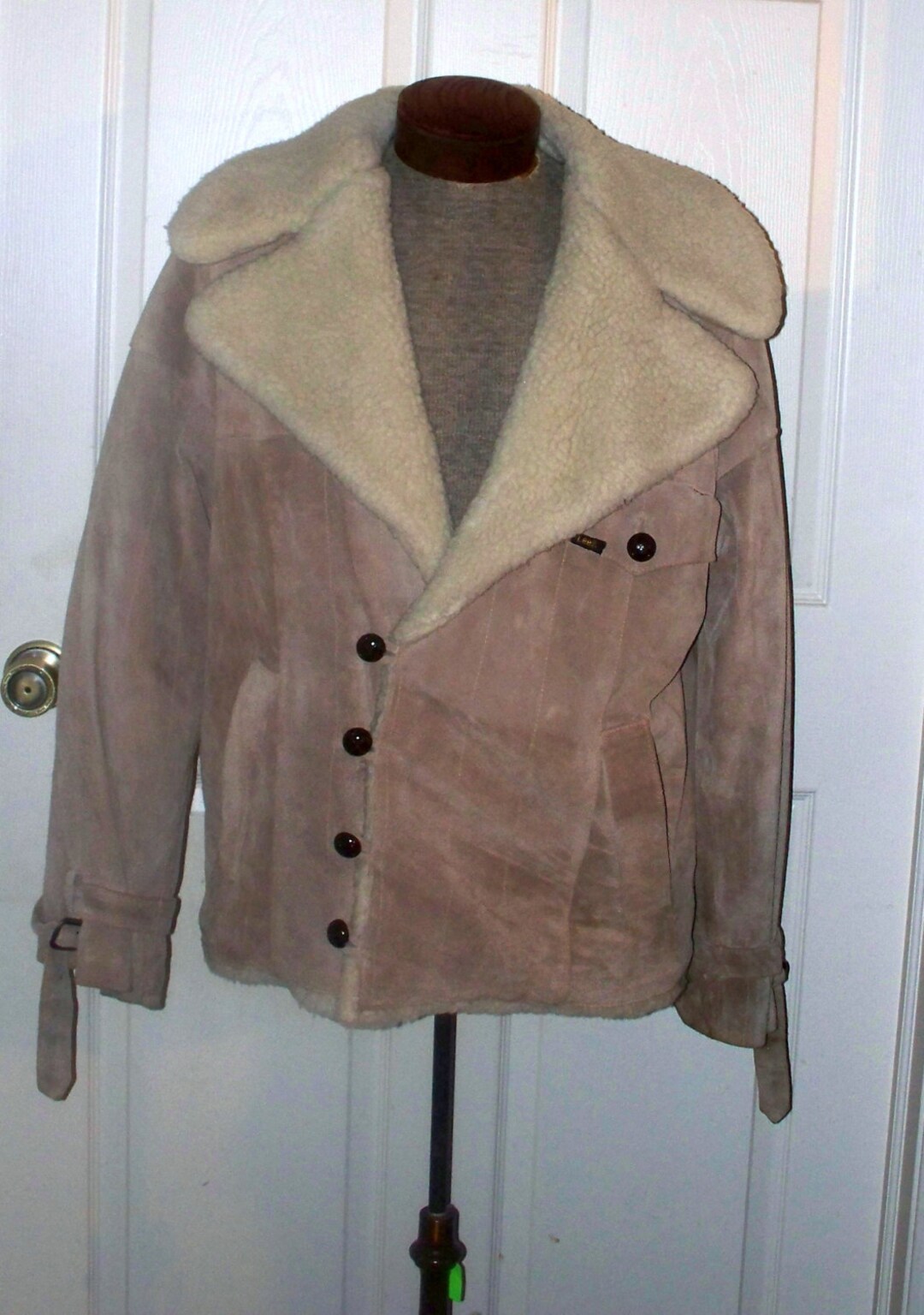 Blouson en daim Lee pour hommes Intérieur en fausse peau de