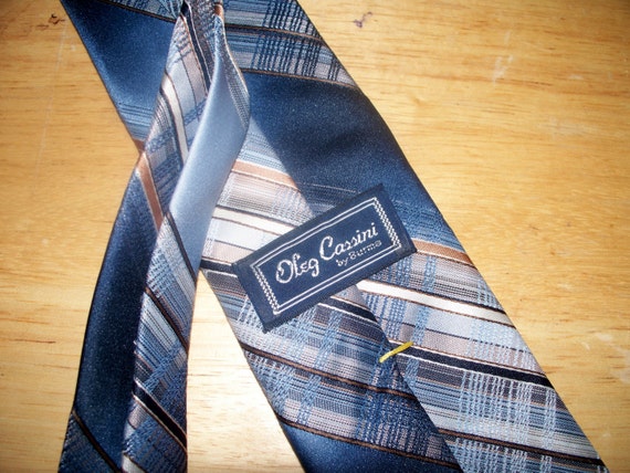 Vintage Oleg Cassini Men's Tie  - 100% Silk - By … - image 5