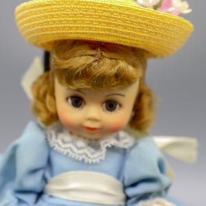 Vintage Madame Alexander Betty Blue Doll, 1988, 8 Inch, Original Box
