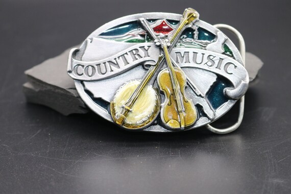 Country music belt clearance buckle