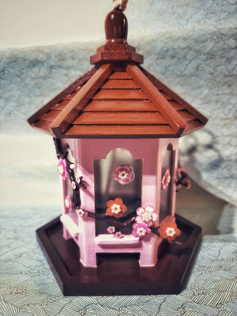 Japanese Pagoda Bird Feeder Etsy
