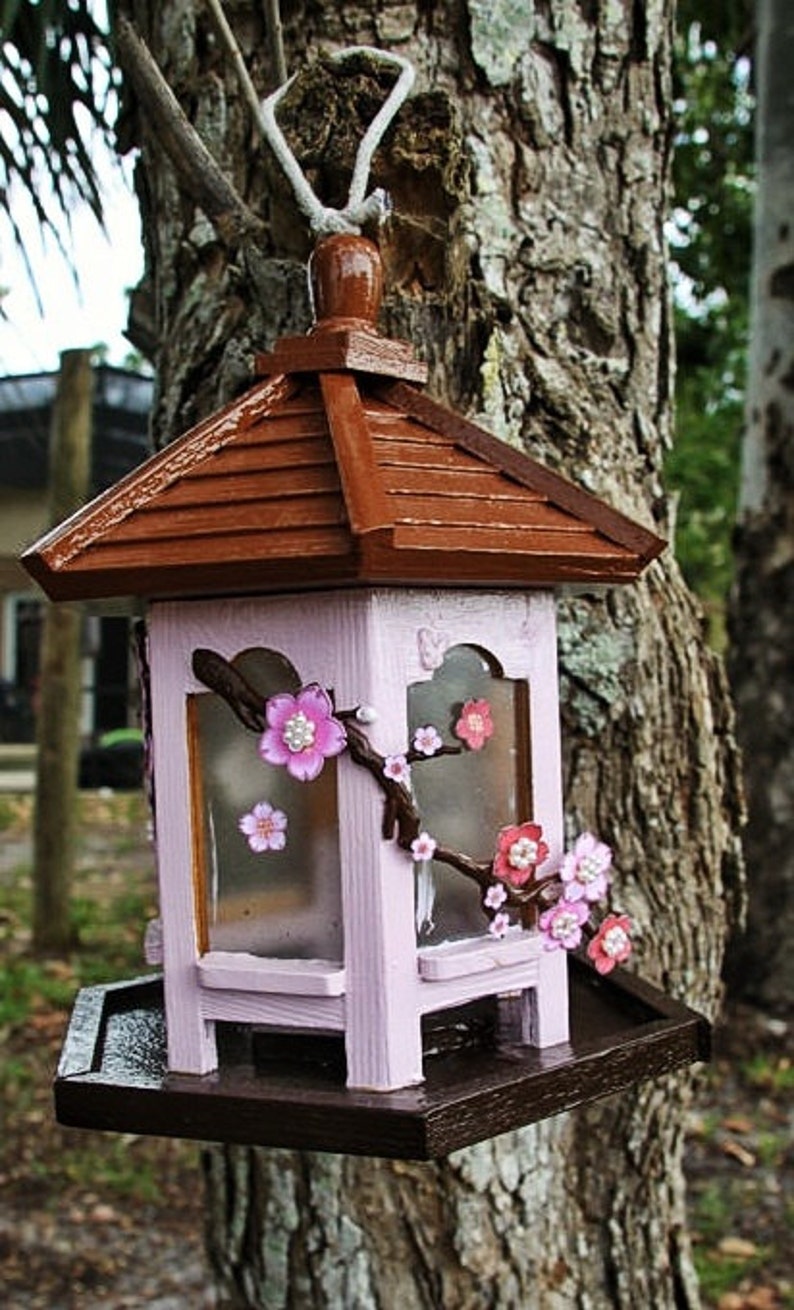 Japanese Pagoda Bird Feeder Etsy