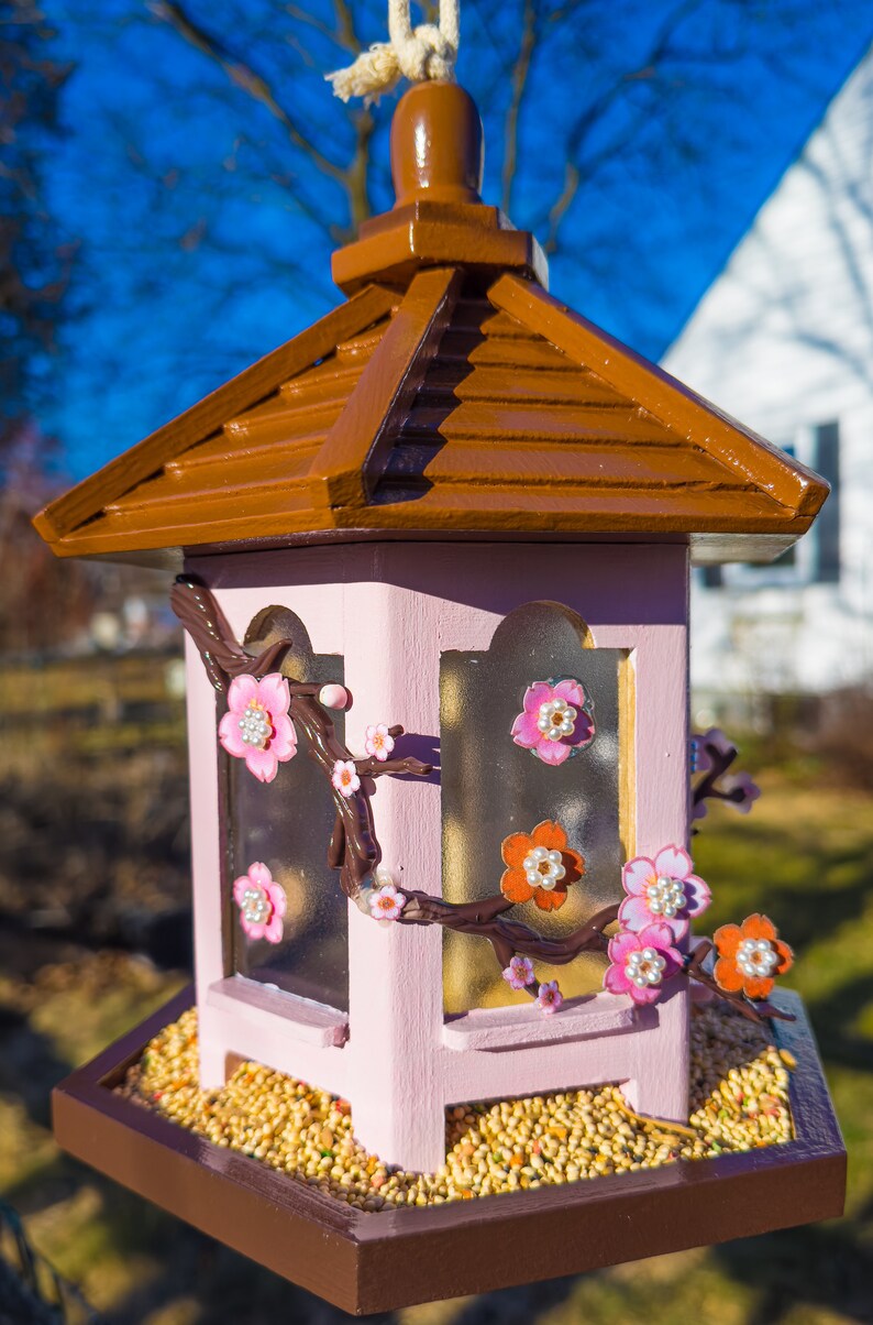 Japanese Pagoda Bird Feeder Etsy