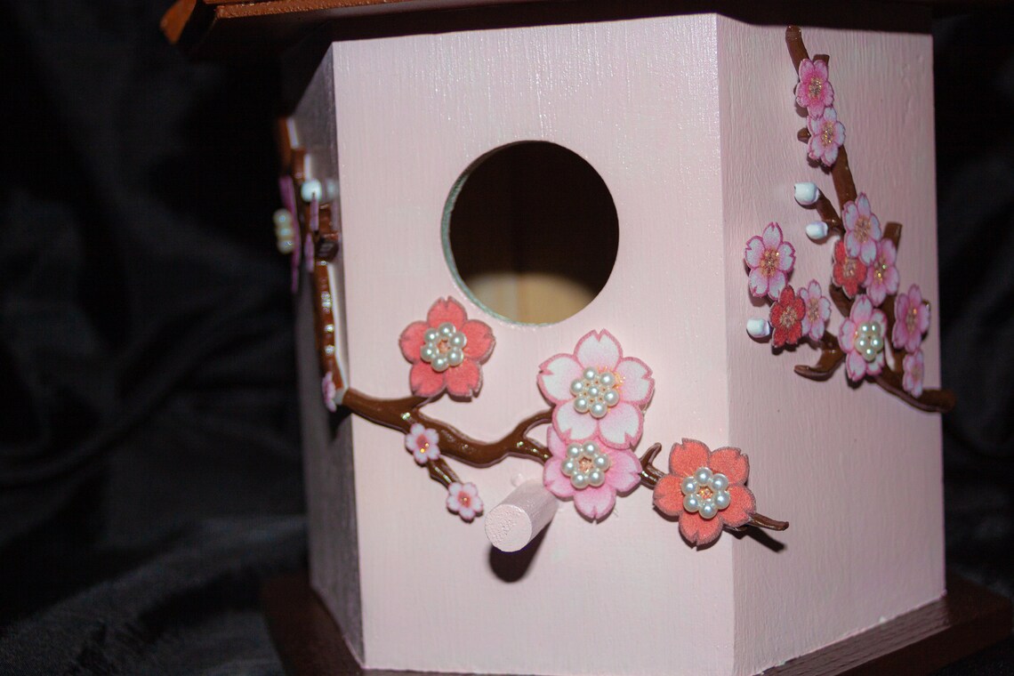 Japanese Pagoda Birdhouse Etsy