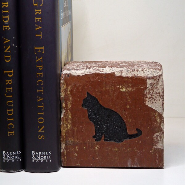 Cat Bookends - Etsy