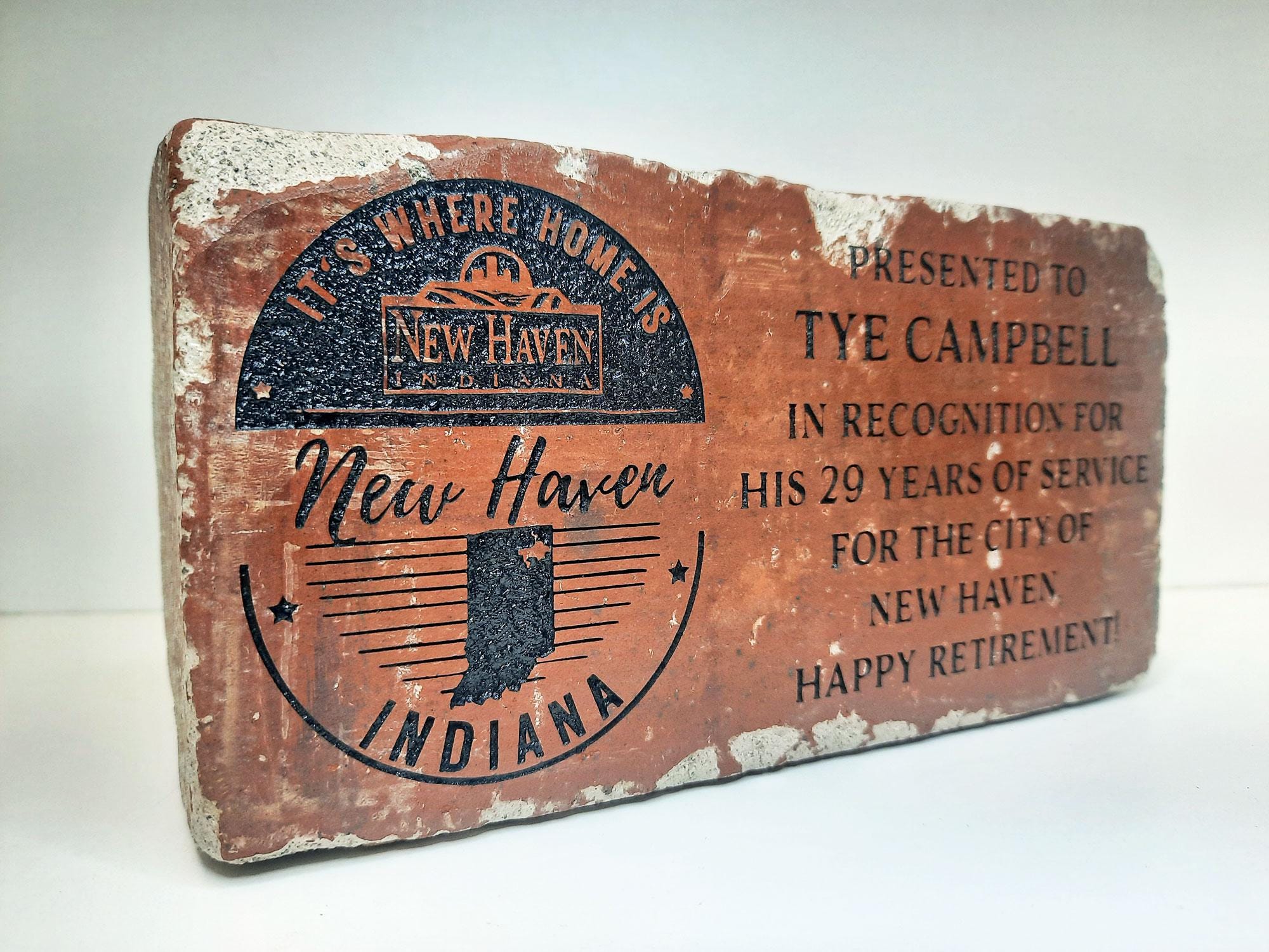 Engraved Brick Award: Personalized Cornerstone Gift