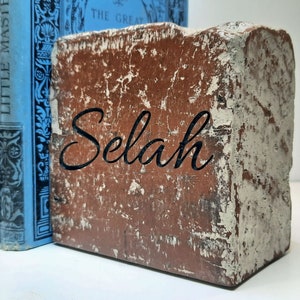 Selah Original Engraved Red Decorative Brick - Etsy