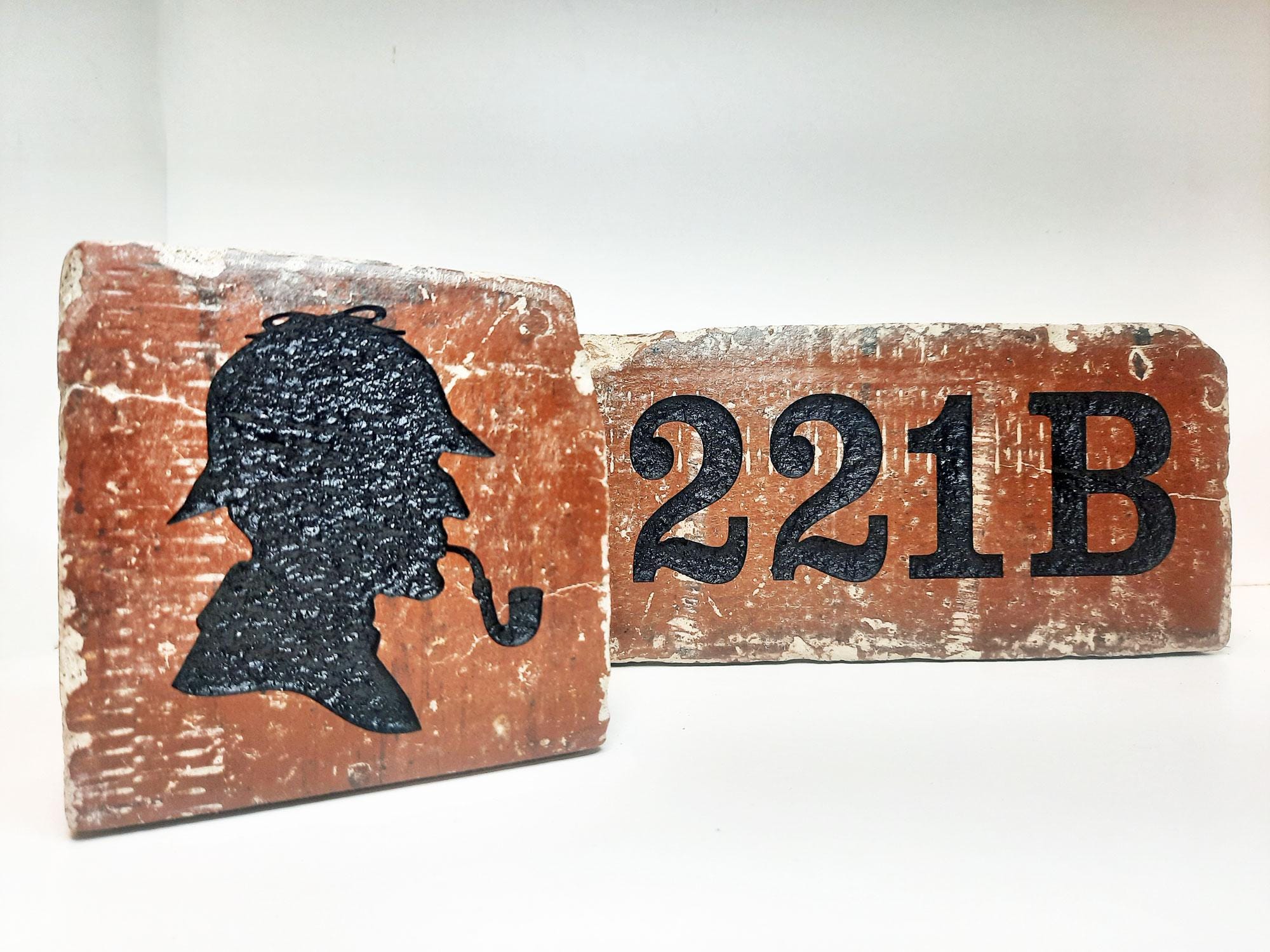Sir Arthur Conan Doyle's Sherlock Holmes Brick Book Ends Set