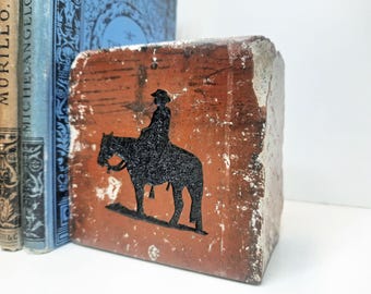 Vintage Western Horse Head Porcelain Bookends by Norleans Japan - Etsy