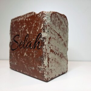 Selah Original Engraved Red Decorative Brick - Etsy