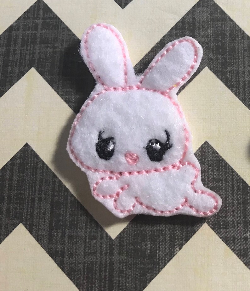 easter feltie bunny bunny feltie Hopping bunny feltie feltie