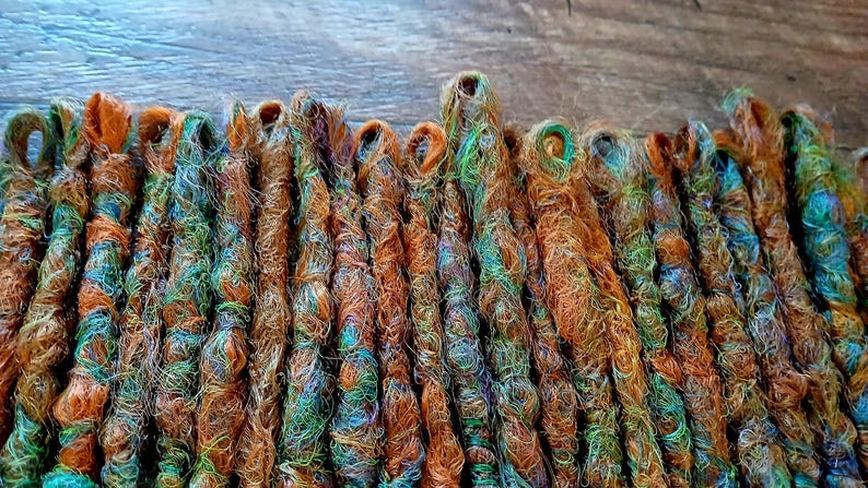 CUSTOM ORDER (single Ended) Aztec Deity Dreads , Ginger Dreads, Redhead ...
